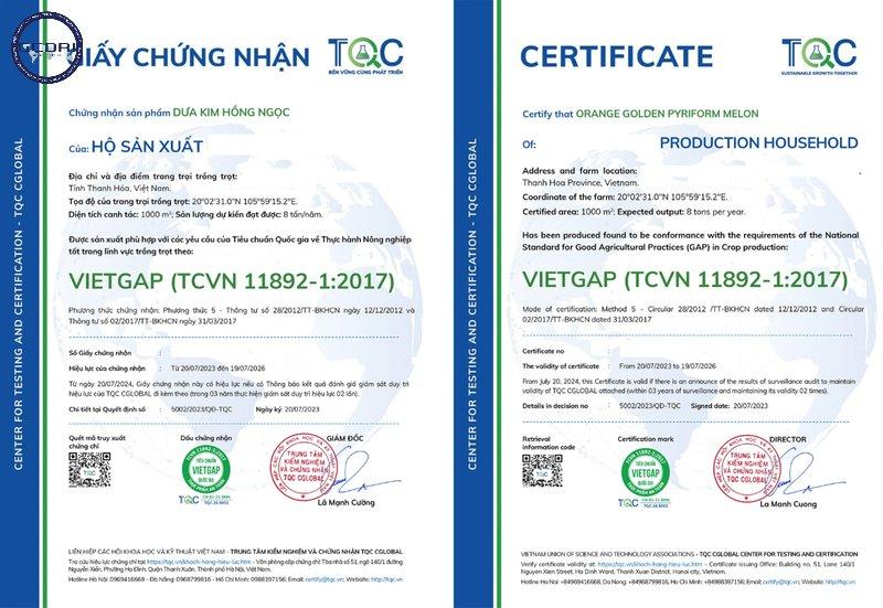 chứng nhận VIETGAP chăn nuôi