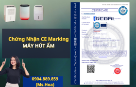 Chứng Nhận CE Marking Máy Hút Ẩm