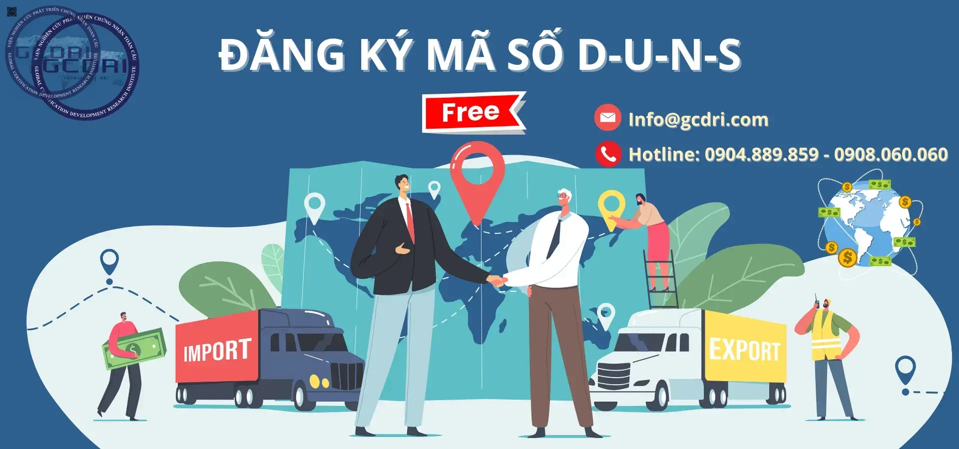 Đăng ký mã số DUNS cho công ty tại Việt Nam