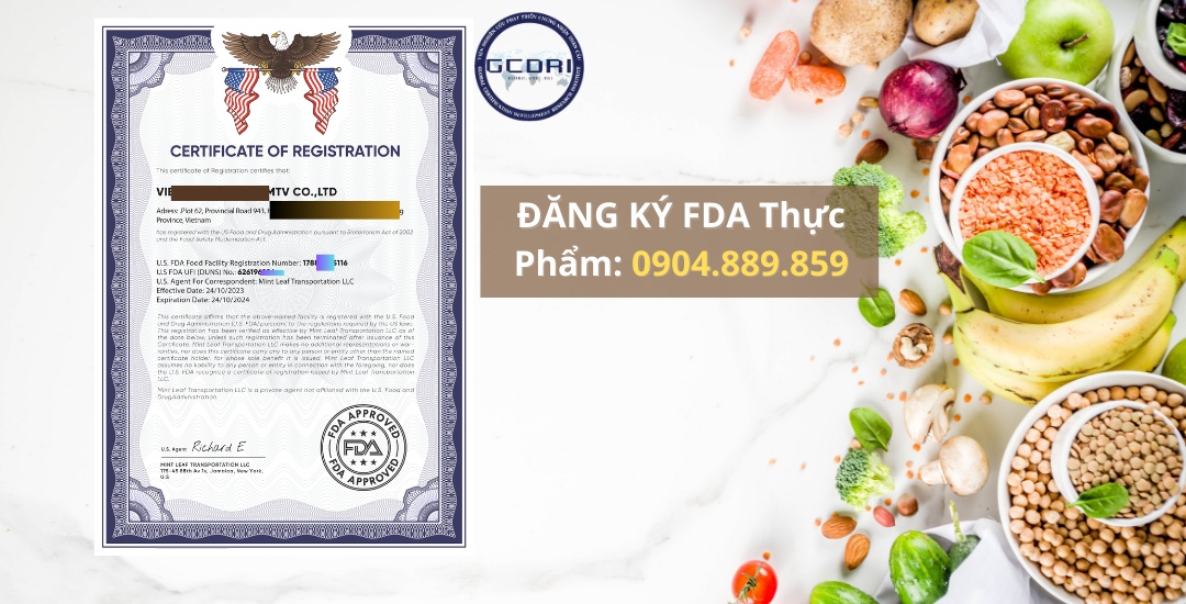 Dịch vụ đăng ký FDA Thực phẩm