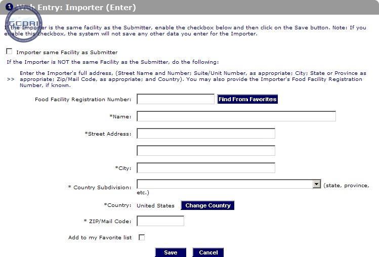 Web entry Importer