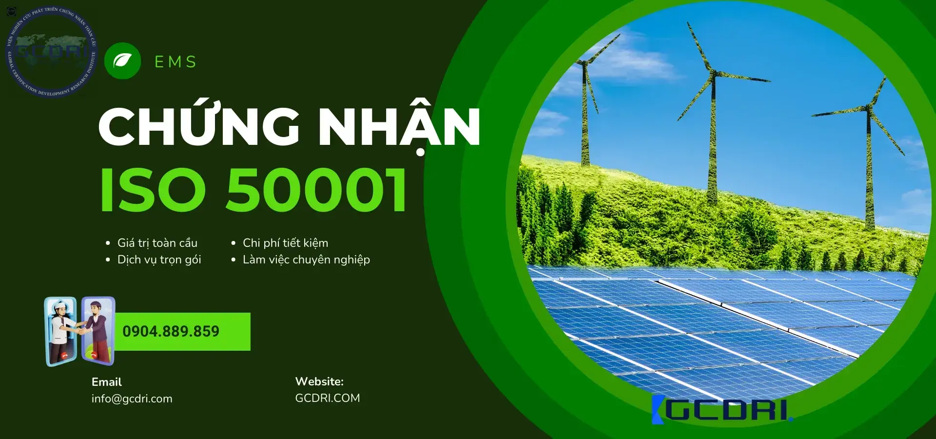 Cấp Chứng Nhận ISO 50001 Hệ thống quản lý năng lượng (EMS)